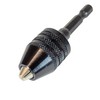 8Peak Keyless Drill Chuck Adapter 0.3-8.0mm 6.35mm Hex Shaft Round