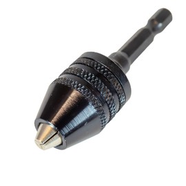 8Peak Keyless Drill Chuck Adapter 0.3-8.0mm 6.35mm Hex Shaft Round Shaft Conversion Electric Driver Impact