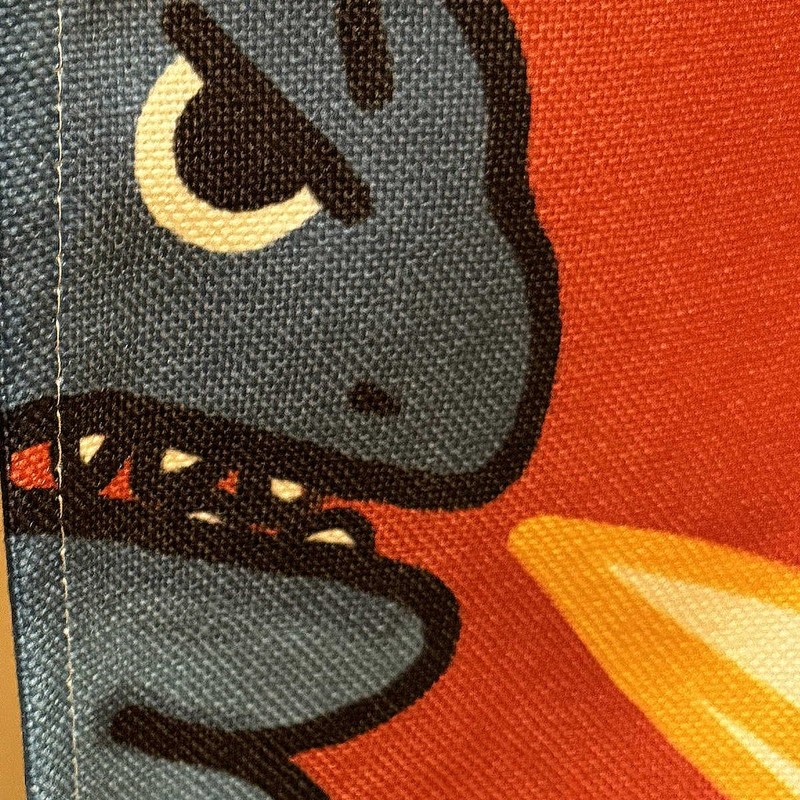 Ofat Home Little Monster Dinosaur Japanese Noren Doorway Curtain for