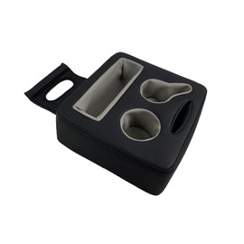 Black Back Seat Cup Holder for Car, Car Truck Boat RV Organizer, Couch Tray, Bed Tray, Holds Snacks, Remote, Phones