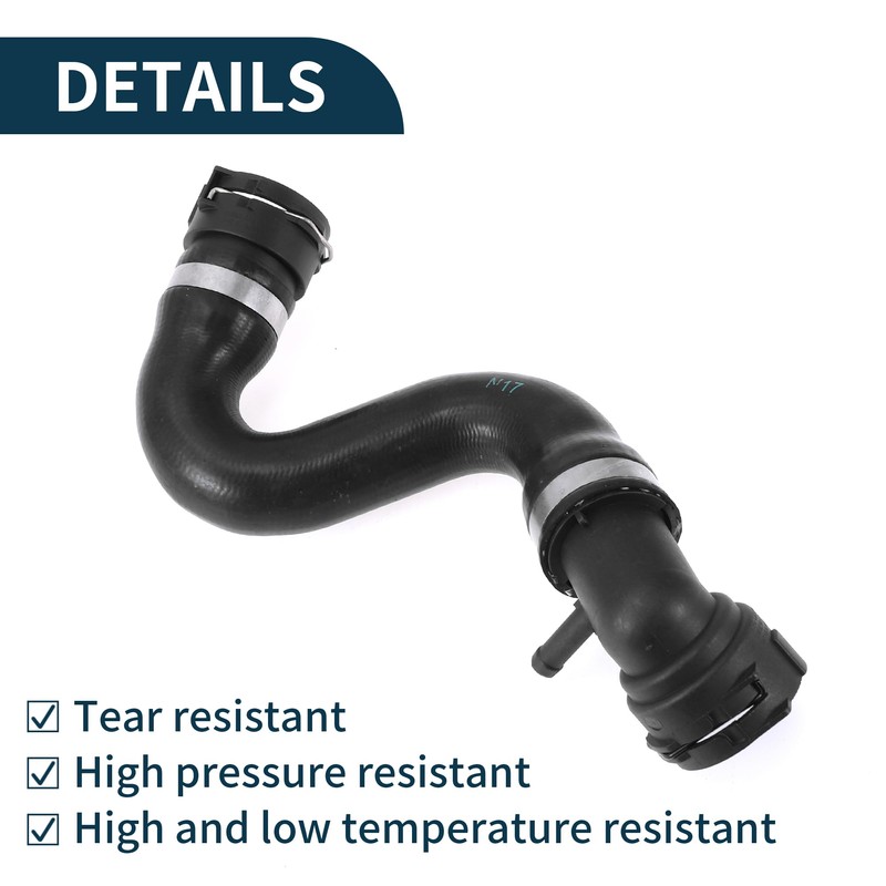 A ABSOPRO Radiator Hose for Volkswagen Touareg 3.0L 2011-2015 Rubber
