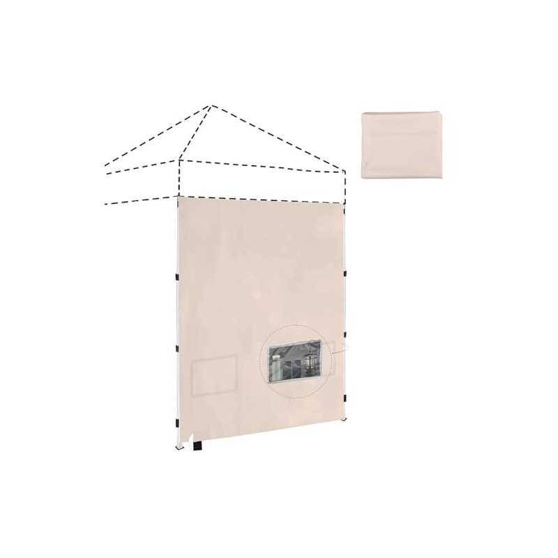 SANWAY Instant Canopy Tent Sunwall, Sidewall, for 10'x10' Pop up