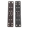 2pcs Wide PU Leather Bracelet Wrist Cuffs Punk Cuff Bracelet