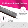 Lash Spikes Matte Black 5D Spikes Lash Extensions Natural Look