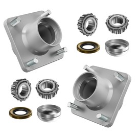 FIXHAWK Club Car DS Hub Kit,Club Car Front Wheel Hub and Bearings Seals, Fit for 1981-2003 Club Car DS Golf Cart, Replace OEM# 1011892 11011102 1011153 1011889 1011894