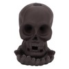 Backflow Incense Burner Purple Sands LED Light Skull Head Design