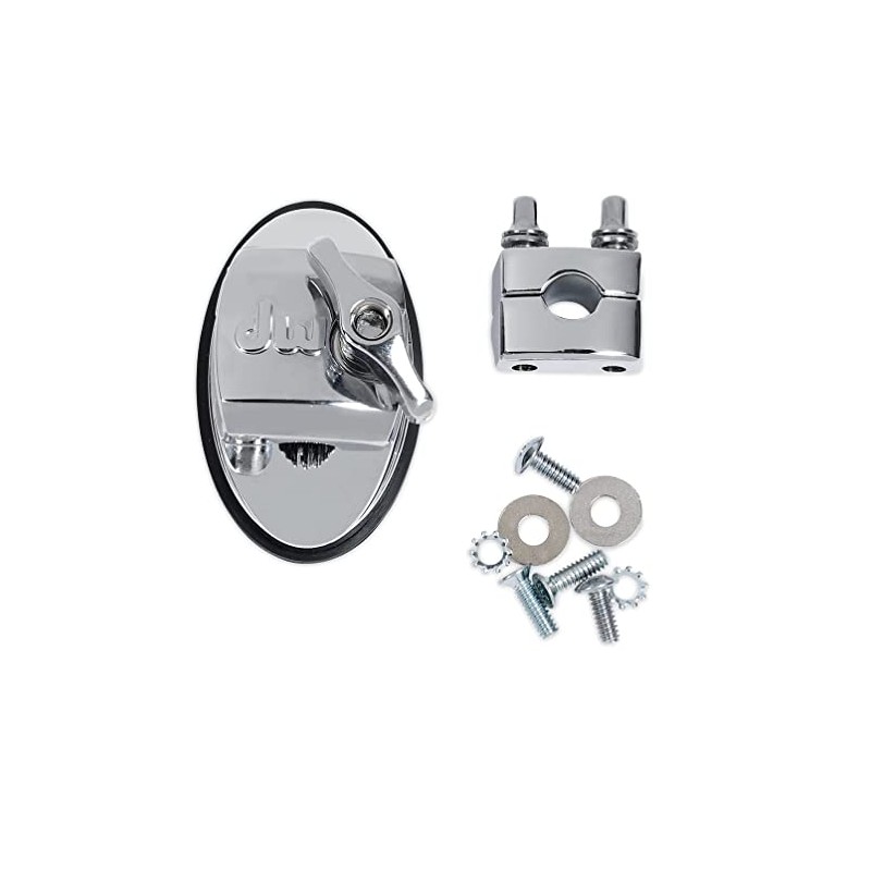 SATIN CHROME TOM BRACKET W/ MEM LOCK FOR