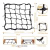 Redes Malla Moto Sujetar Casco Portabulto Cuerda Gancho 3pcs