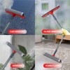 2 in 1 Window Squeegee with 36.6" Retractable Rtainless Steel