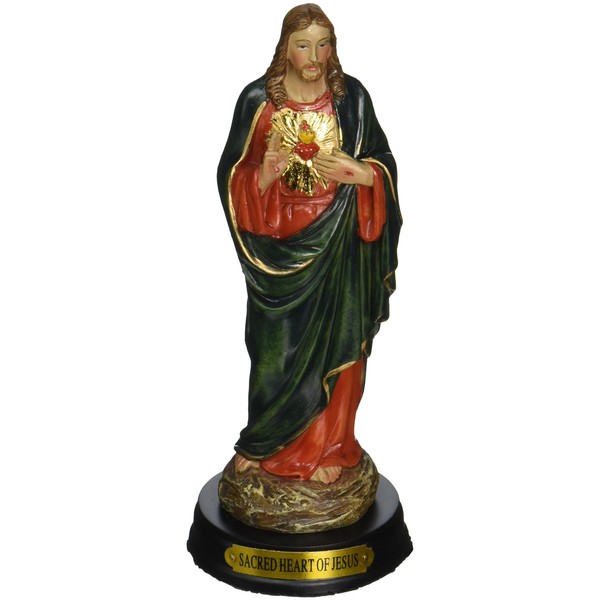 5-Inch Sacred Heart of Jesus Holy Religious Figurine Decoration Statue