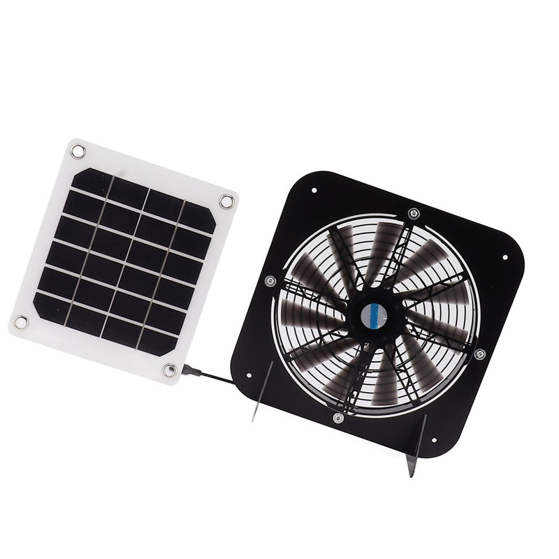 Solar Exhaust Fan 100W Solar Panel with 13.5inch Fan Waterproof
