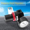 AR2000 Air Pressure Regulator Pressure Regulator with Gauge Air Source