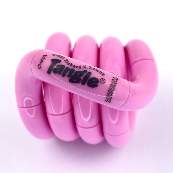 Tangle Jr. Solid Pink - Genuine Fidget - Fidget Toy
