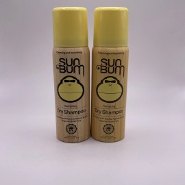 Sun Bum Lot Of 2 Sun Bum Revitalizing Dry Shampoo For All Hair Types,1.6 oz Travel Size