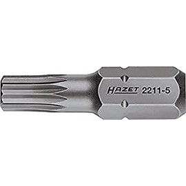 HAZET 2211-4 25 mm M4 Internal Serration Profile XZN Bit - Multi-Colour