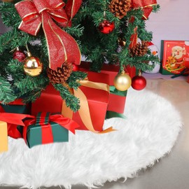 Christmas Tree Rug, Christmas Tree Skirt, Easy to Clean and Reusable, 122 cm