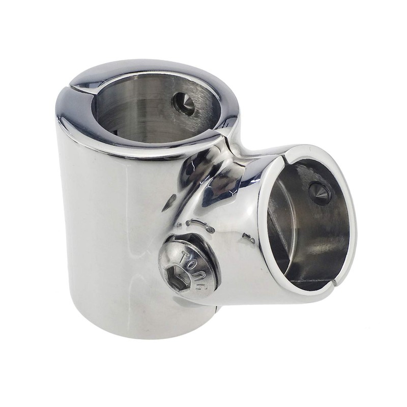 Pair Heavy Duty 316SS Boat Hand Rail Fitting- Polished 60