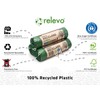 Relevo 100% Recycled Bin Liners, Heavy Duty 30L, 45 Bin