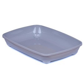 adena Cat Litter Tray 37 cm Grey Beige