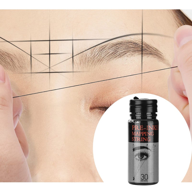 ATOMUS Eyebrow Mapping String 1 Bottle Pre-inked 30m(98ft) Microblading String