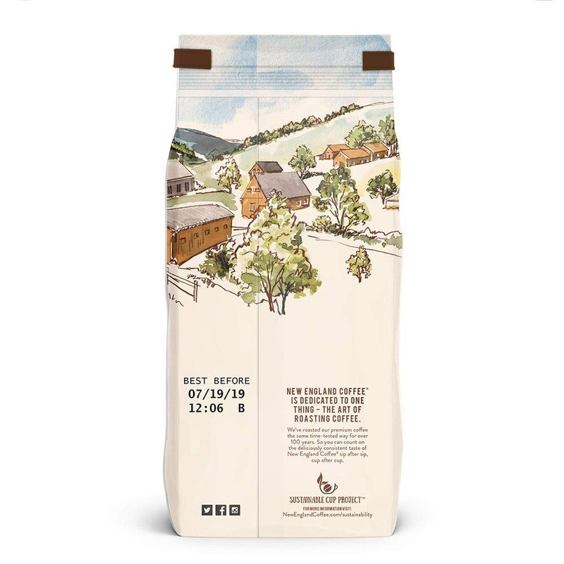 New England Coffee Hazelnut Crème Decaffeinated Medium Roast Ground Coffee