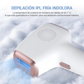 Depilación Láserpara Mujeres, Depilación IPL con Función de Enfriamiento, Luz Pulsada Depilacion Profesional, 999999 Destellos, 9 Niveles Indolora, Unisex, para Axilas, Piernas, Brazos y línea del Bikini