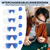 Magnifying Glasses with Light, 0.75X-4.0X Magnifying Glass, Rechargeable Head Magnifier