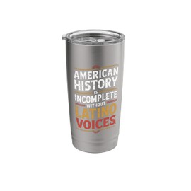 American History Hispanic Heritage Month Stainless Steel Insulated Tumbler