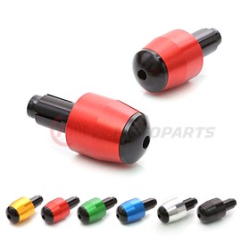 MC MOTOPARTS Black LUX Bar Ends Compatible with CB 600F Hornet + CB599 CB600 HORNET + CB 1300SF SA + VTR 1000F FIRESTORM