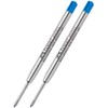 Faber-Castell Ballpoint Pen Refill (Pack of 2, Extra Wide, Blue)