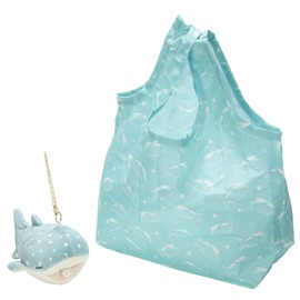 Livuhaato Eco Bag Premium Nemu Nemu Animals Jinbee Shark Jinbee-san (Mascot: Total Length Approx. 3.1 inches (8 cm), Bag: Total Length Approx. 13.8 inches (35 cm), Compact 78752-62