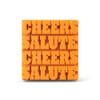 Zoku Unisex Cheers and Salute Ice Cube Tray, Orange