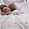 SLEEP-NEST Twin Sheets Set, 4Pc Twin Bed Sheets, Breathable Cotton
