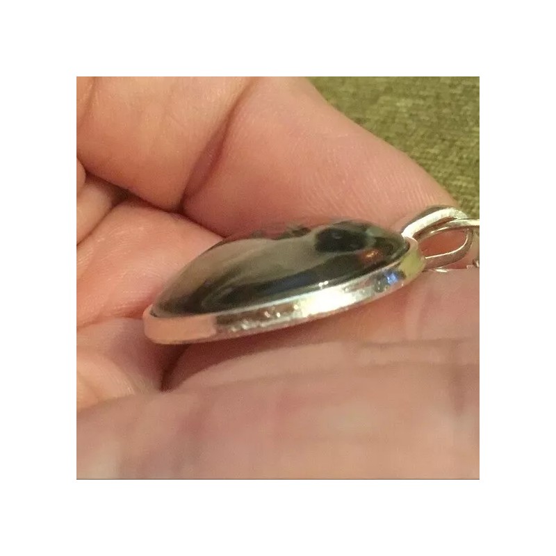 Fashion Jewelry BROWN FOX ANIMAL Pendant Charm On 22" 925