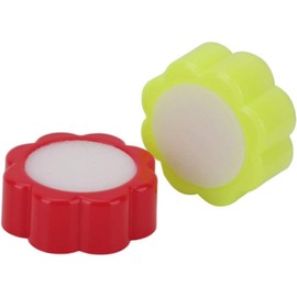 2Pcs Counting Sponge Flower Shape Sponge Finger Wet for Counting Cash Money for Office Bank Office and School Supplies, Finger Moisteners