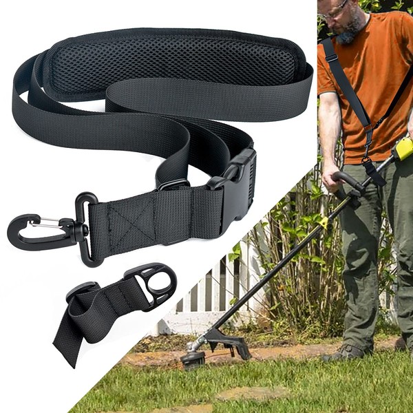 AKUATUZ Trimmer Strap for Weed Eater Shoulder Strap Easy Release