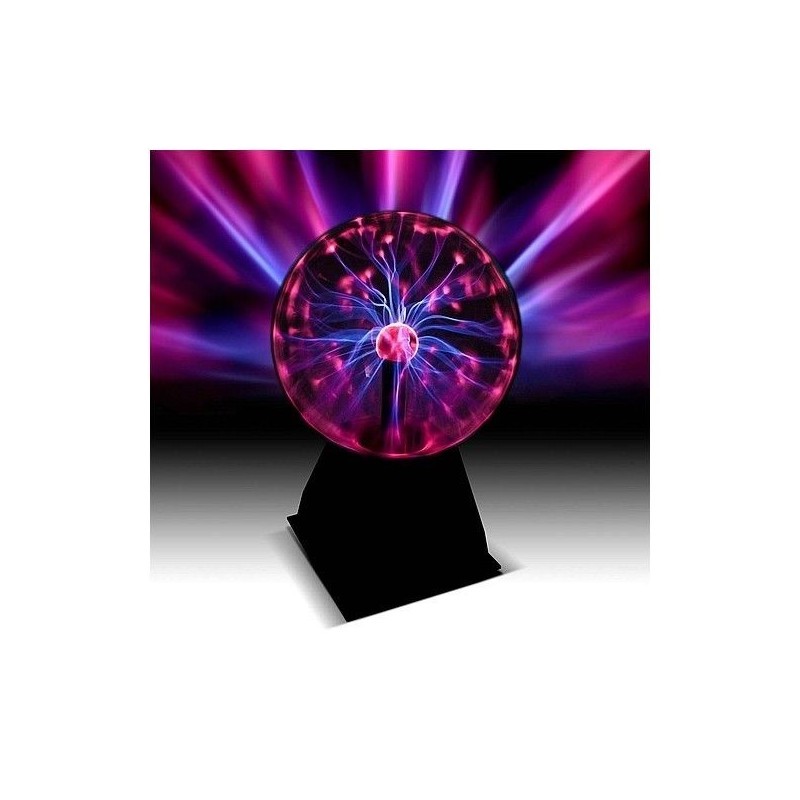 Rcteam 12" Large Plasma Globe Nebula Ball Light Show Glass