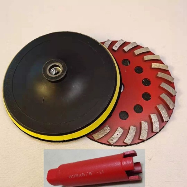 Roxx Tools 7" Spiral Turbo Concrete stone Grinding Cup Wheel