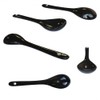 Pirhosigma 8 Color Porcelain Egg Spoons Ceramic Spoons 5 inch