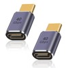 Duttek USB C Female to USB C Male 40Gbps, USB