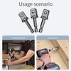 3PCS 50mm Socket Spanner Insert Square Converter Adapter for Impact