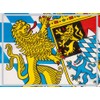 ARICONA FLAGS Bavaria flag - Bavarian flag with lions 2x3ft
