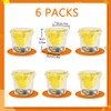 6 Pack Reusable Fruit Fly Trap, Non-Toxic Fruit Fly Catcher,