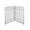 unipaws 6 Panels Extra Wide Freestanding Walk Through Dog Gate