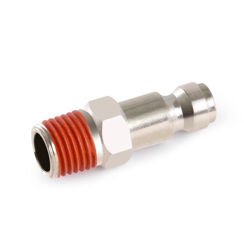 ChillWaves Automotive T-Style Air Plug, 1/2" NPT Male Pneumatic Plugs,