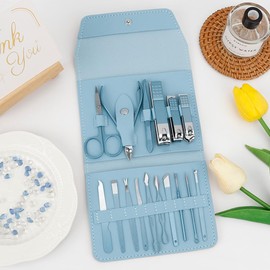 Manicure Set,Nail Kit,Nail Clippers,Nail Scissors,Nail Clippers Set for Men,Manicure Set for Women,Manicure & Pedicure Tools & Accessories,Nail Clipper Set,Nail File Set,Travel Nail Kit,16-Piece Set