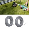 2PCS 24m 2.0mm Grass Trimmer Line, Lawn Mower Wire Rope