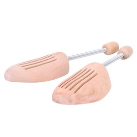 Shoe Shaper, Wooden Anti-Deformation Anti-Wrinkle Shoes Stretcher Women Men Adjustable Shoe Stretcher with Spring Column for Hotel Shoe Shop Leather Shoes [45 46] Boot Stretcher, pink