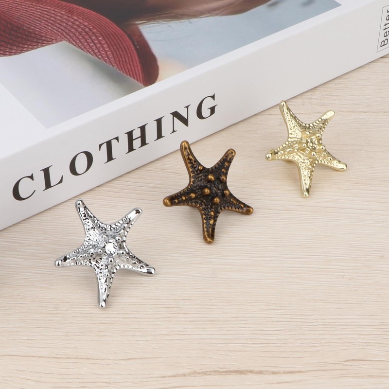 Brosay Starfish Knobs Coastal Cabinet Knob and Pulls Beach Cabinet