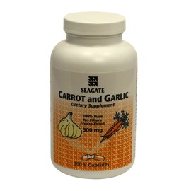 Seagate Products Carrot and Garlic 500mg 300 Capsules